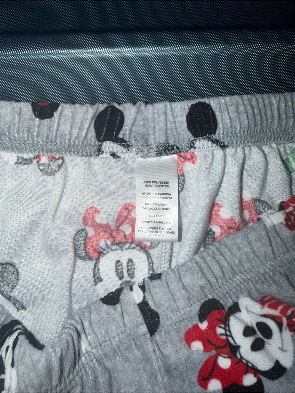 Disney Women’s pajama set with ‘Merry and Bright' Green Holiday Top and pants